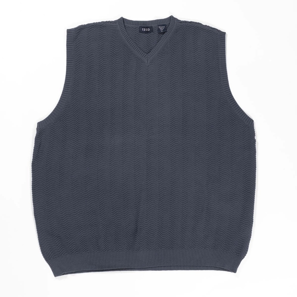 Men's Izod Gray Sweater Vest, Pullover